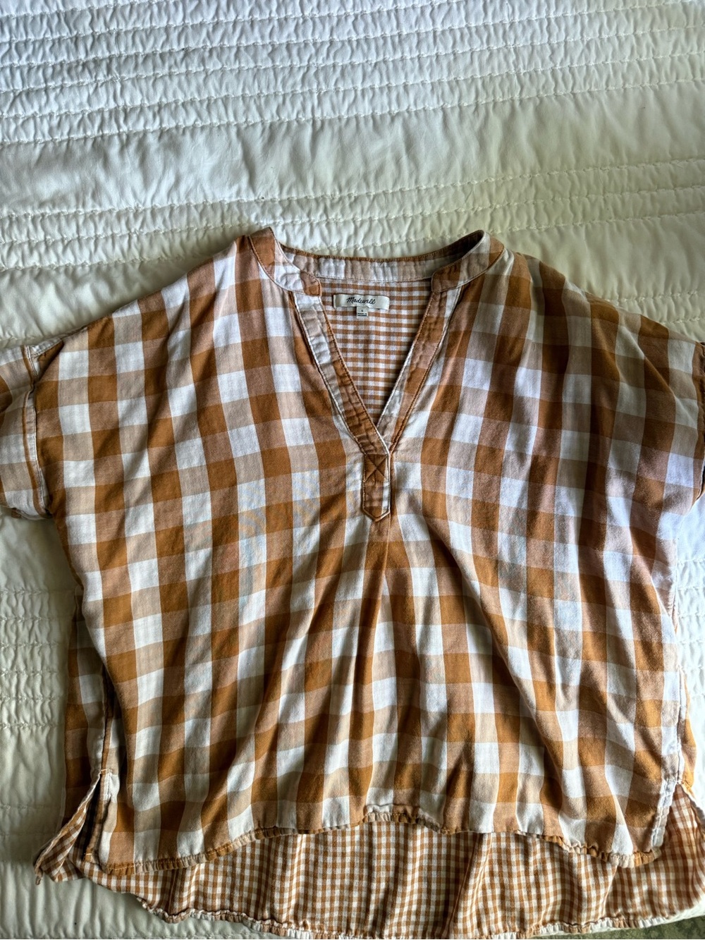 Madewell Gingham Blouse
